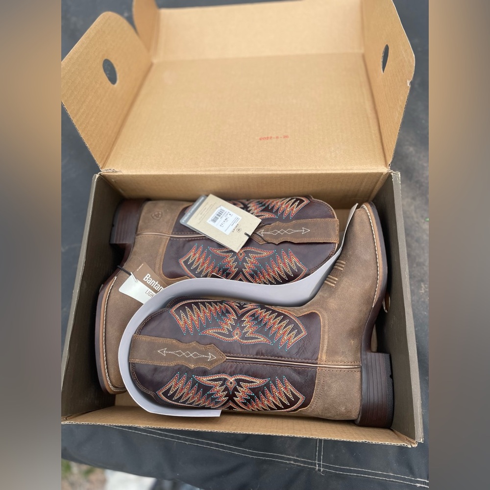 Ariat Women's Odessa StretchFit Western Boot - Brown - Picture 10 of 11